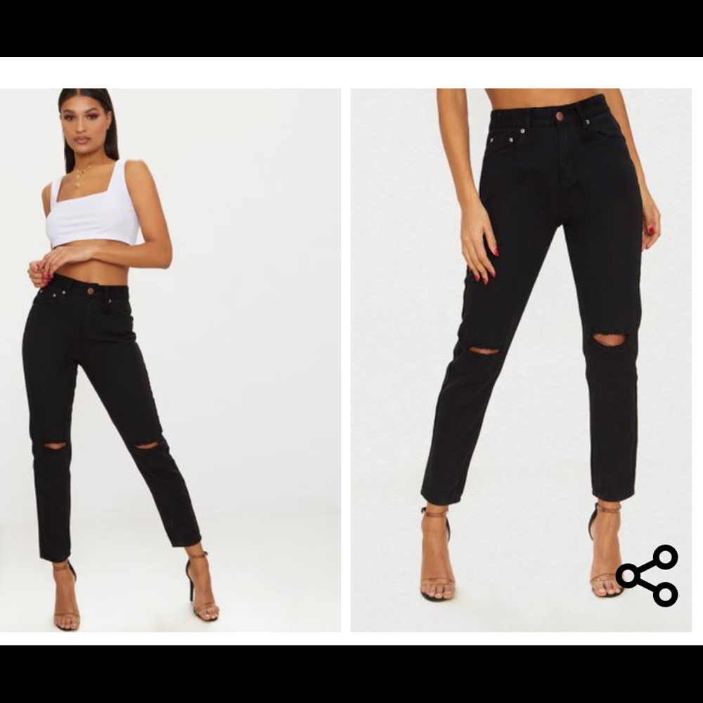 Black Mom jeans